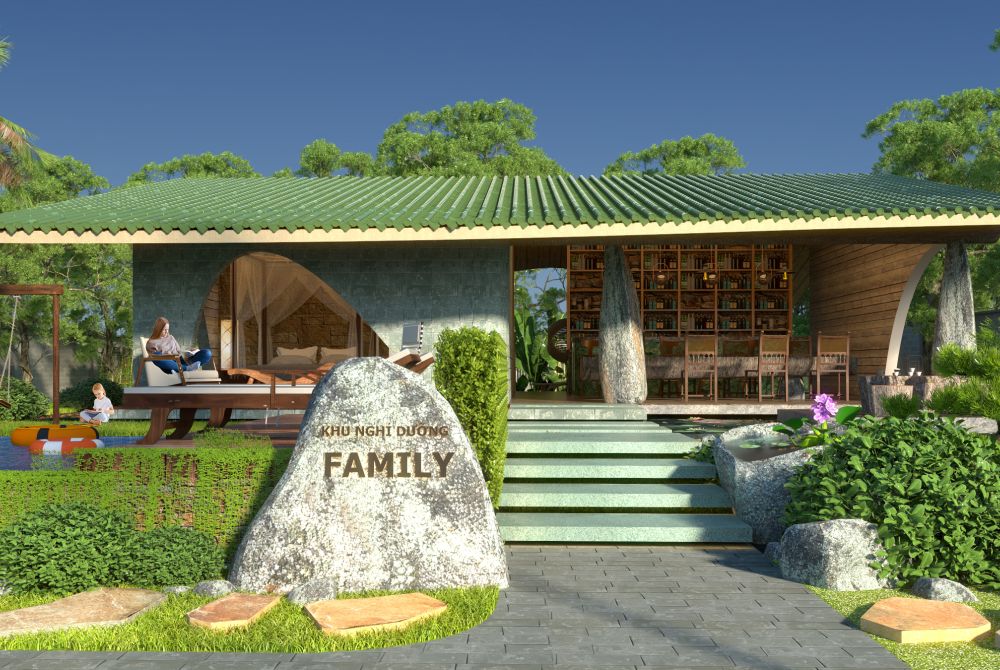 Biệt thự nghỉ dưỡng 2.100 m2