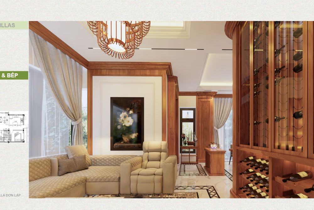 Thiết kế nội thất biệt thự 250 m2