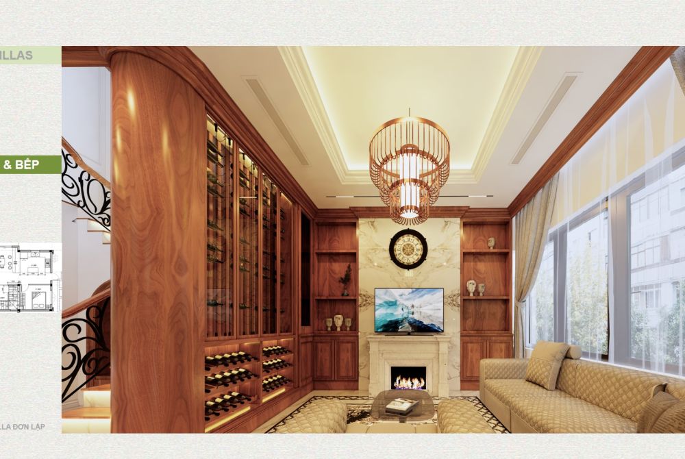 Thiết kế nội thất biệt thự 250 m2