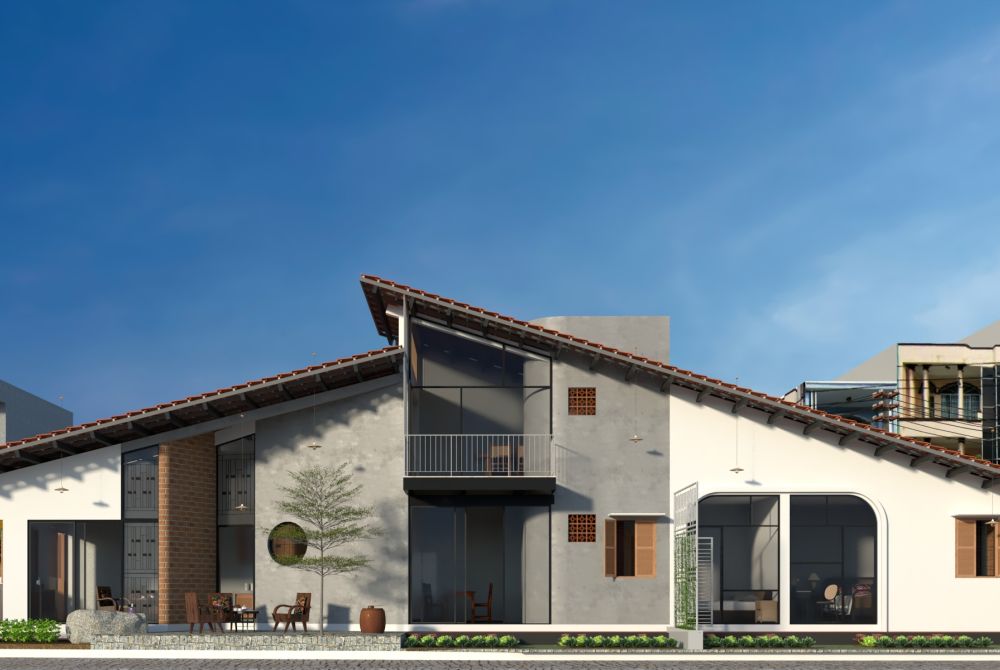 Nhà phố vườn 210m2