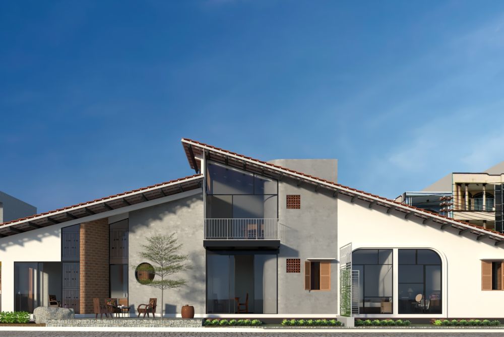 Nhà phố vườn 210m2