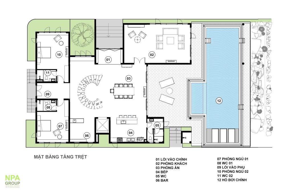 Biệt thự ven sông 8000m2
